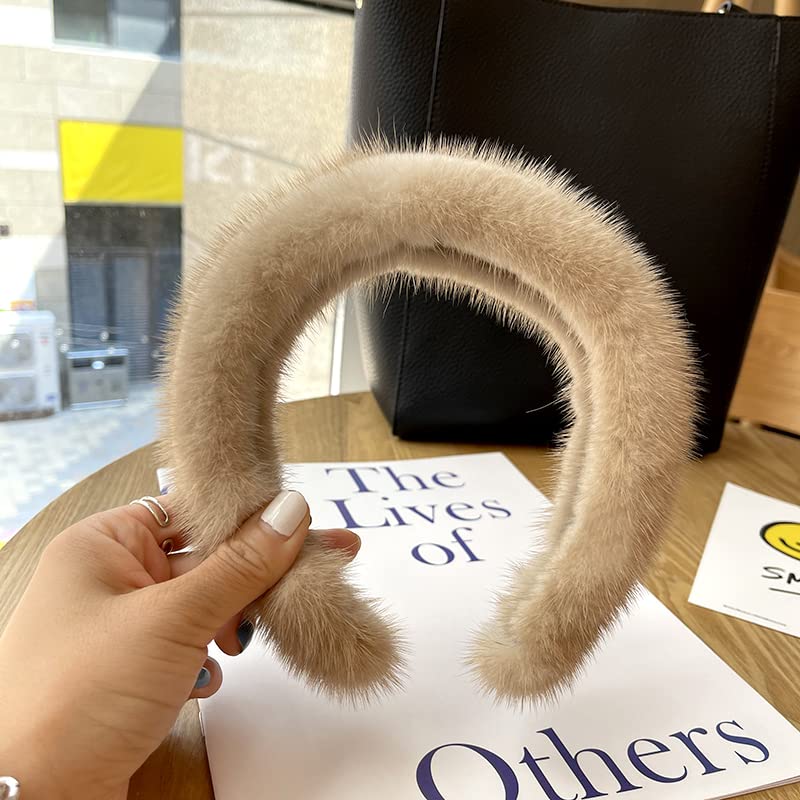 Amazon.co.jp: [毛皮屋] [FNFUR] ミンクファー カチューシャ ヘア